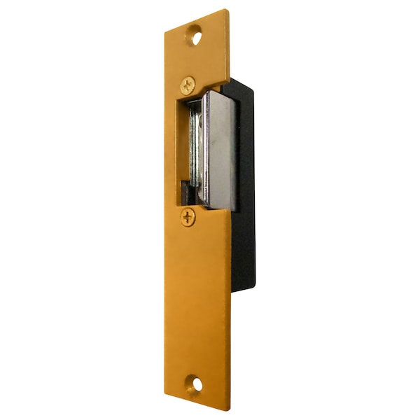 Trine 2000 Series Electric Strikes, 12 VDC Voltage, Sprayed Brass